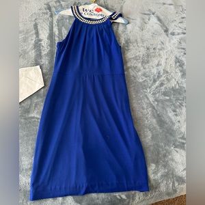 Jessica Simpson cocktail dress royal blue